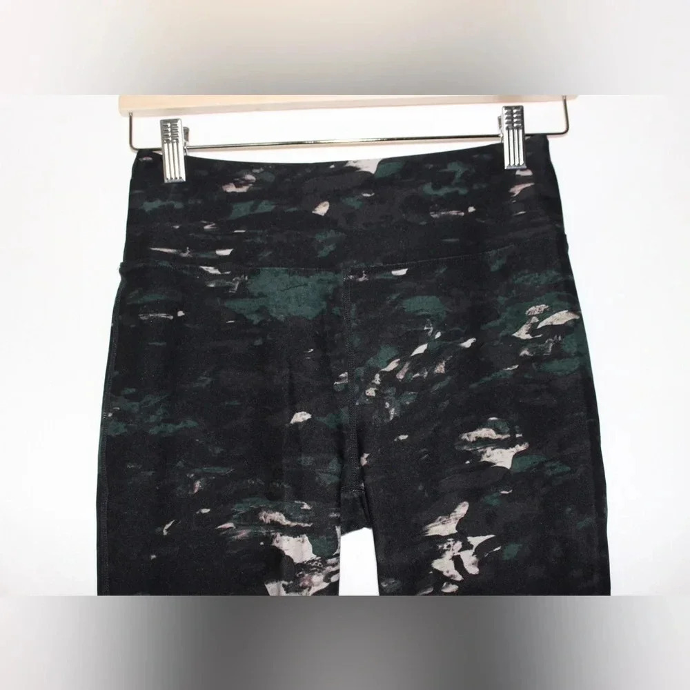 Donna Karan Camo Mesh Panel Leggings Small - Picture 3 of 10